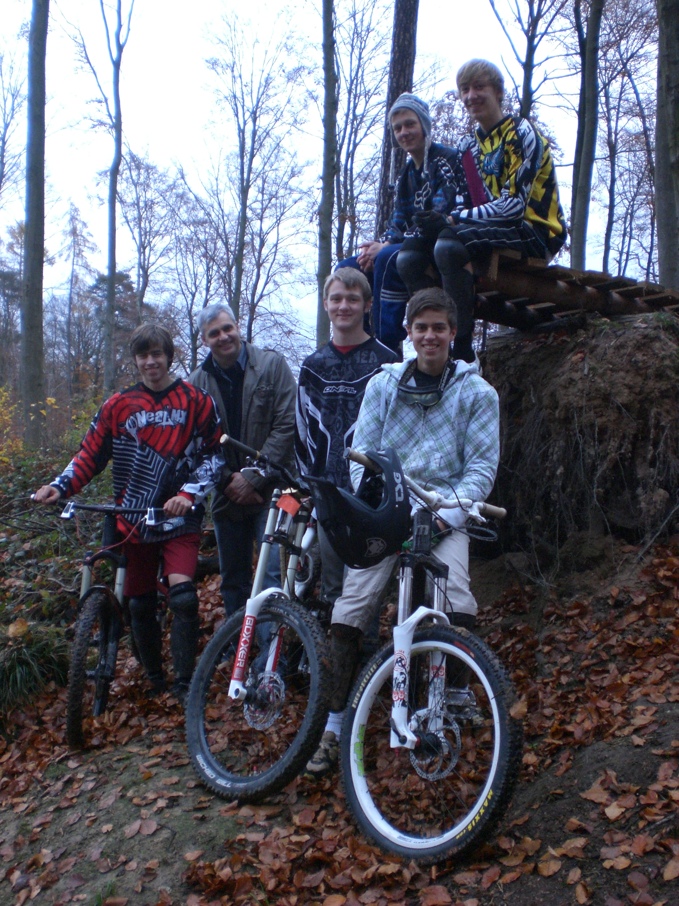 Gründungsmitglieder des Bikeparks Eisenbach im Wald